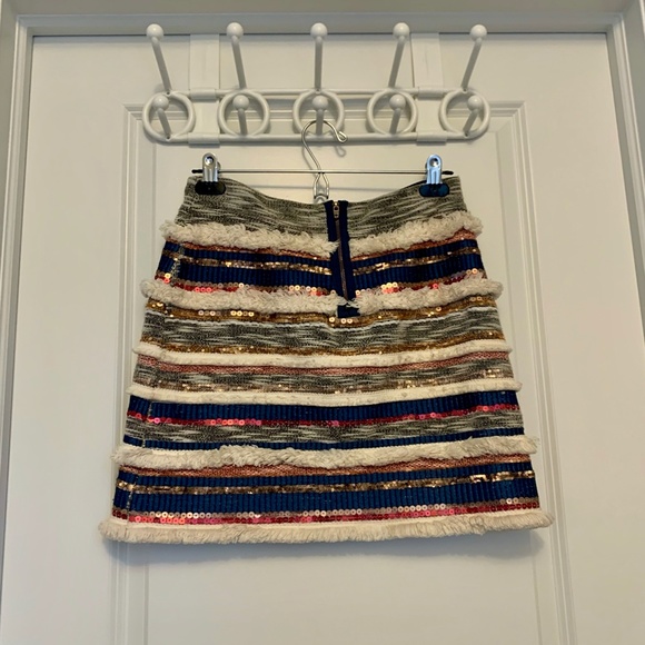 Anthropologie Moulinette Soeurs Erine Fringe Skirt - Picture 3 of 6